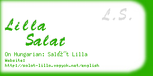 lilla salat business card